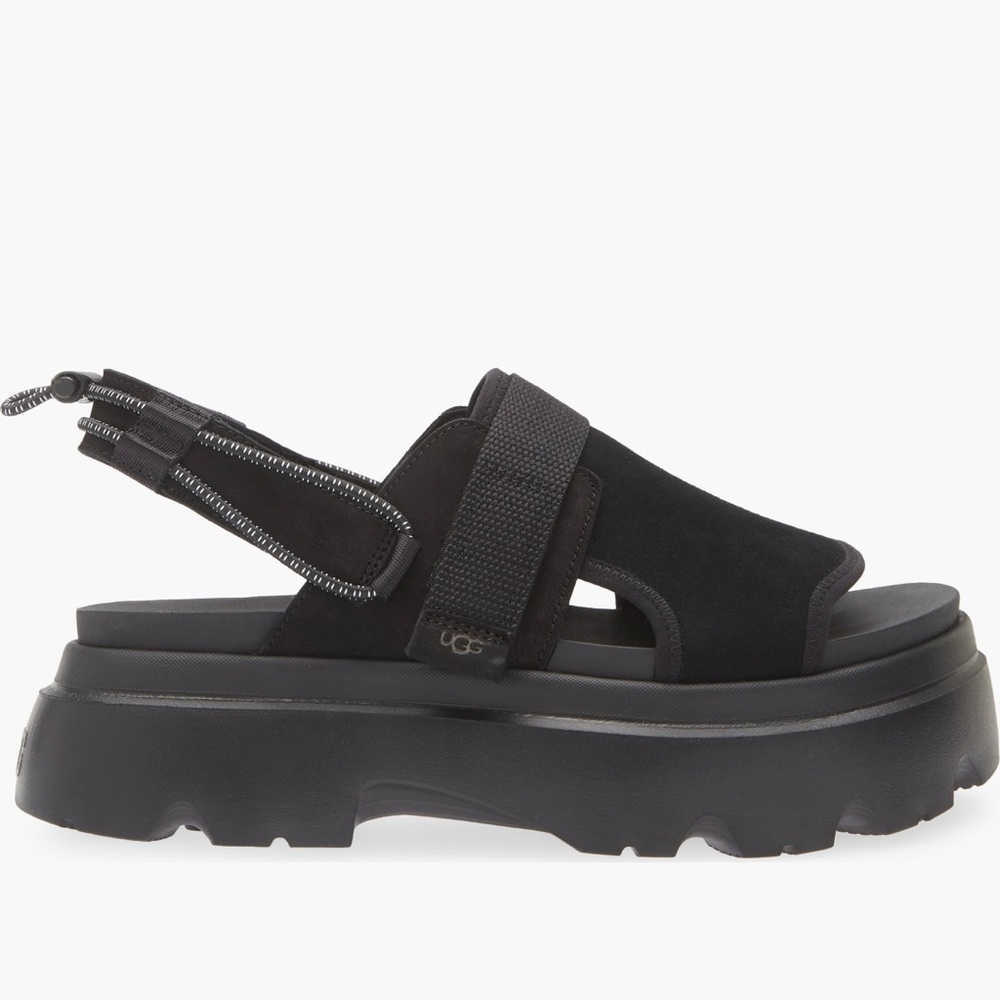 UGG Women's Black Chunky Sandals